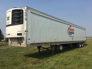 2017 Utility 53' T/A Refrigerated Van Trailer c/w Thermo King Reefer, Unit # 1570, VIN 1UYVS2538H2950011.