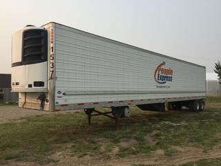 2016 Utility 53' T/A A/R 67614 Refrigerated Van Trailer c/w Thermo King Reefer, Unit # 1537, VIN 1UYVS2538GU621411.