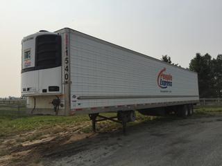 2016 Utility 53' T/A A/R 67617 Refrigerated Van Trailer c/w Thermo King Reefer, Unit # 1540, VIN 1UYVS2533GU621414.