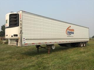 2016 Utility 53' T/A A/R 67619 Refrigerated Van Trailer c/w Thermo King Reefer, Unit # 1542, VIN 1UYVS2537GU621416.
