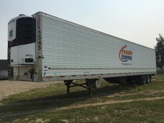 2016 Utility 53' T/A A/R Refrigerated Van Trailer c/w Thermo King Reefer, Unit # 1545, VIN 1UYVS2532GU621419.