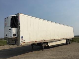 2016 Utility 53' T/A Refrigerated Van Trailer c/w Thermo King Reefer, Unit # 1587, VIN 1UYVS2538GM380918.