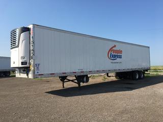 2018 Utility 53' T/A VS2RA Refrigerated Van Trailer c/w Carrier Reefer, Unit # 15145, VIN 1UYVS2538J6046321.