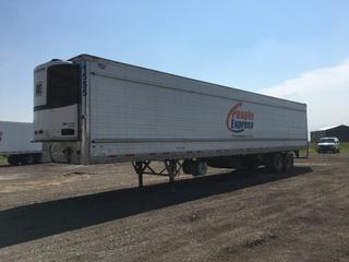 2017 Wabash 53' T/A Refrigerated Van Trailer c/w Thermo King Reefer, Unit # 1555, VIN 1JJV532B0HL016174.