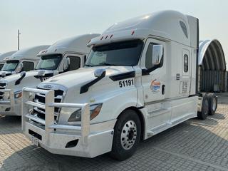 2019 Freightliner New Cascadia Truck Tractor 6X4 Drive c/w Detroit DD15 14.8L Engine, Air & Hydraulic Brakes, 126" Sleeper Cab, Showing 1,207,475 KMS, Unit # 51191, VIN 3AKJHHDR9KSJX9335.