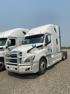 2019 Freightliner New Cascadia Truck Tractor 6X4 Drive c/w Detroit DD15 14.8L Engine, Air & Hydraulic Brakes, 126" Sleeper Cab, Showing 1,033,211 KMS, Unit # 51198, VIN 3AKJHHDR9KSJX9349.