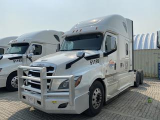 2019 Freightliner New Cascadia Truck Tractor 6X4 Drive c/w Detroit DD15 14.8L Engine, Air & Hydraulic Brakes, 126" Sleeper Cab, Showing 1,018,793 KMS, Unit # 51199, VIN 3AKJHHDR5KSJX9350.