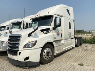 2019 Freightliner New Cascadia Truck Tractor 6X4 Drive c/w Detroit DD15 14.8L Engine, Auto Trans, Air & Hydraulic Brakes, 126" Sleeper Cab, Showing 1,002,999 KMS, Unit # 51200, VIN 3AKJHHDR9KSJX9352.