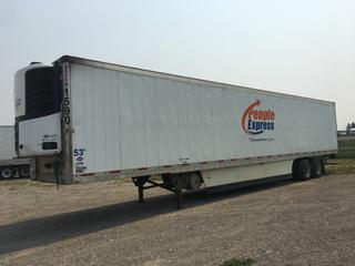 2016 Utility 53' T/A Refrigerated Van Trailer c/w Thermo King Reefer, Unit # 1590, VIN 1UYVS2533GM380924.