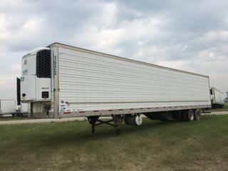 2013 Utility 53' T/A Refrigerated Van Trailer c/w Thermo King Reefer, Unit # 1523, VIN 1UYVS2533DU627905.