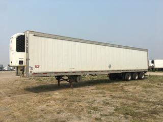 2013 Utility 53' Triaxle Refrigerated Van Trailer c/w Thermo King Reefer, Unit # 13100, VIN 1UYVS3532DU608011.