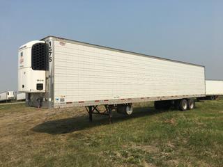 2012 Wabash 53' T/A Refrigerated Van Trailer c/w Thermo King Reefer, Unit # 1575, VIN 1JJV532B6CL384433.