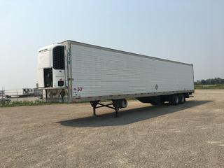 2007 Utility 53' T/A Refrigerated Van Trailer c/w Thermo King Reefer Unit # 1518, VIN 1UYVS25337U193201.