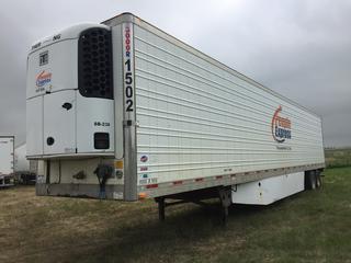 2013 Utility 53' T/A Refrigerated Van Trailer c/w Thermo King Reefer, Unit # 1502, VIN 1UYVS2531DU627918.