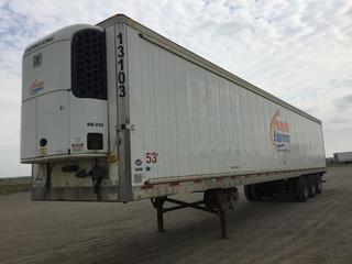 2013 Utility 53' Triaxle Refrigerated Van Trailer c/w Thermo King Reefer, Unit # 13103, VIN 1UYVS3535DU608004.