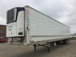 2012 Utility 53' T/A Refrigerated Van Trailer c/w Carrier Reefer, Unit # 1524, VIN 1UYVS2530CU389008.