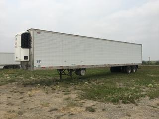 2012 Wabash 53' T/A Refrigerated Van Trailer c/w Thermo King Reefer, Unit # 1576, VIN 1JJV532B5CL384343.