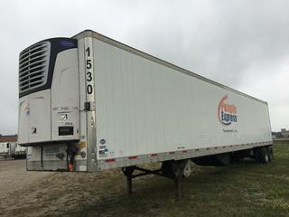 2011 Utility 53' T/A Refrigerated Van Trailer c/w Carrier Reefer, Unit # 1530, VIN 1UYVS2534BU016701.