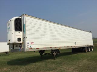 2008 Utility VS2RA 53' Triaxle Refrigerated Van Trailer c/w Thermo King Reefer, Unit # 1521, VIN 1UYVS25378U420603.