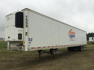 2008 Utility 53' T/A Refrigerated Van Trailer c/w Thermo King Reefer, Unit # 1559, VIN 1UYVS25398U536840.