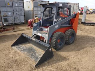 2001 Thomas Protough 1300 Skid Steer c/w Kubota/V1903-E, Showing 392 Hours, H-Drive, 10-16.5 NHS Tires at 80%, 72 In. Clean Up Bucket, SN LE010413 PL#175   (East Fence)