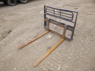 Used 48 In. Pallet Forks For Skid Steer