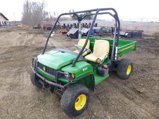 John Deere HPX 4X4 Gator c/w Diesel, 24x9.25-10 NHS Front Tires, 24x10.50-10 NHS Rear Tires, SN M0HP4DX042324 *Note: No Key, No Starter, No Battery, Running Condition Unknown, Turns Over, Does Not Run - As Per Consignor*