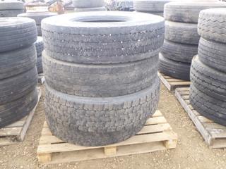 (4) Michelin Xline Enter 11R22.5 Tires (Row 1)