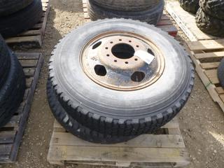 (2) 9.00R20 Tires w/ Rims (Row 1)