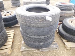 (4) 11R24.5 Tires (Row 1)