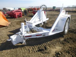 Smith Bros HCT-14 Reel Trailer c/w Pintle Hitch, 12.00-20 Tires, Hydraulic Jacks (Working Condition Unknown), SN HCT-101. *Note: No VIN*   (East Fence)