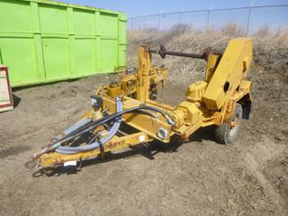 S/A Reel Trailer w/ Hydraulics c/w Pintle Hitch, 8-14.5LT Tires *Note: No VIN, Hydraulics- Working Condition Unknown*  (East Fence)