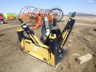 Lemar Tree Spade Attachment, SN 103826011501 For Skid Steer, c/w Remote