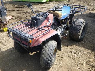 1986 Yamaha Moto 4 Quad c/w 7,777 Kms, VIN JY459V002GC018113 *Note: Parts Only*  (East Fence)