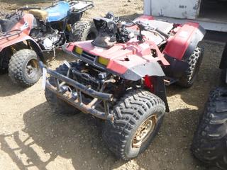 1986 Honda Quad Fourtrax c/w 6,311 Kms, VIN JH3STE0709GM044542 *Note: Parts Only*  (East Fence)