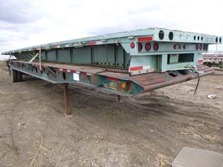 40 Ft. S/A Oilfield Float c/w Spring Susp, End Roll, P/U Throat, 11R24.5 Tires *Note: No VIN, Bottom Trailer Only, Located Off Site at 607 17 Ave, Nisku, AB T9E 7T2, For More Information Contact Keith at 403-512-2504*