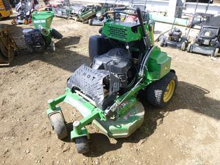 John Deere 636M Quik Trak Stand-On Mower c/w 245/50-10 Tires, SN 1TC636MGJET025209 *Note: Has Power, Won't Start, Running Condition Unknown*  (East Side Warehouse)