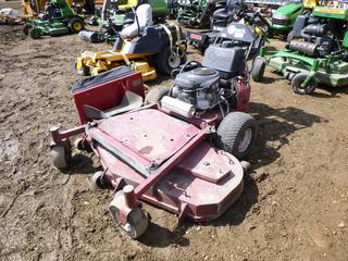 Exmark Ultra Cut 60 Stand-On Mower c/w Briggs and Stratton Twin V, 25 HP, Showing 1,741 Hours, 11x400-5 Front Tires, 18x8.50-8 Rear Tires  (East Side Wearhouse)