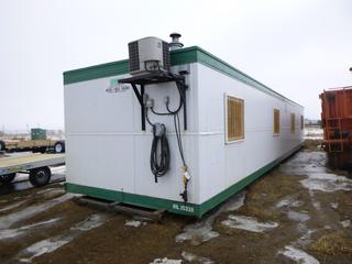 2005 Northgate Skid Mounted Office Module Trailer c/w 60 Amp, 120/240 Volt, 61 Ft. Long, 12 Ft. 2 In. Wide, SN 15338-1260-0-03N05 *Note: Damaged*