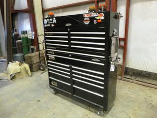 Mastercraft Maximum 11 Drawer Tool Chest w/ Contents and Casters c/w 8 Drawer Tool Chest w/ Contents