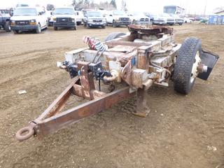 1988 Westank Willock Twin Draw Bar S/A Convertor Dolly c/w Spring Susp, 11R22.5 Tires, VIN 2WWCD09A7KR000003  (East Fence)