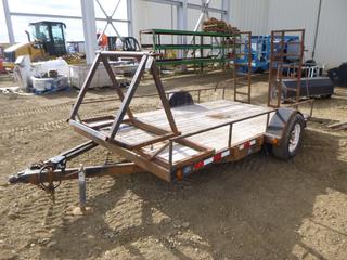 2001 PTL Trailers 9 Ft. S/A Utility Trailer c/w 2 5/16 In. Ball, 5 Ft. Ramp, P225/70R15 Tires, VIN 2P9LB215311061048 *Located At Satellite Yard*