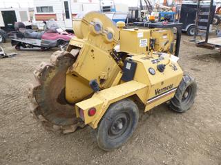 Vermeer TC4 Trench Compactor c/w F2L1011/8223541, Showing 514 Hours, B78-13ST Front Tires at 40%, 23x10.50-12 Rears, 42 In. Diameter, SN 1VRF082Y6N1000551  (East Fence)