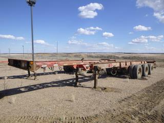 2005 40 Ft. Tridem Extendable Container Chassis c/w Spring Susp, 11R22.5 Tires, Fits Up To 40 Ft. - 53 Ft. Containers, Center Roll, Rear Roll, VIN 2V9C553416S012717 *Located At Satellite Yard*