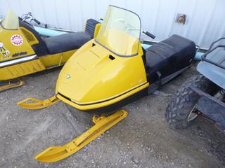 Bombardier 300 Snowmobile c/w Rotax, SN 7110602696 *Note: Starts With Fuel In Carb*