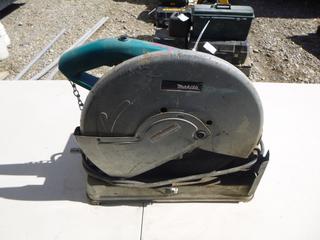 Makita 2414DB Cut-Off Saw 355mm 0, Running Condition Unknown.