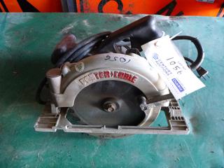 Porter Cable 743 Skil Saw 7 1/4" Circular Saw, 120 Volts, Working Condition Unknown.