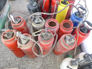 (10) Compressed Air Sprayers,  Parts Missing.