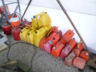 Quantity of Diesel & Gas Cans, Parts Missing On Some Cans.