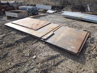 Quantity of Assorted Steel Plates